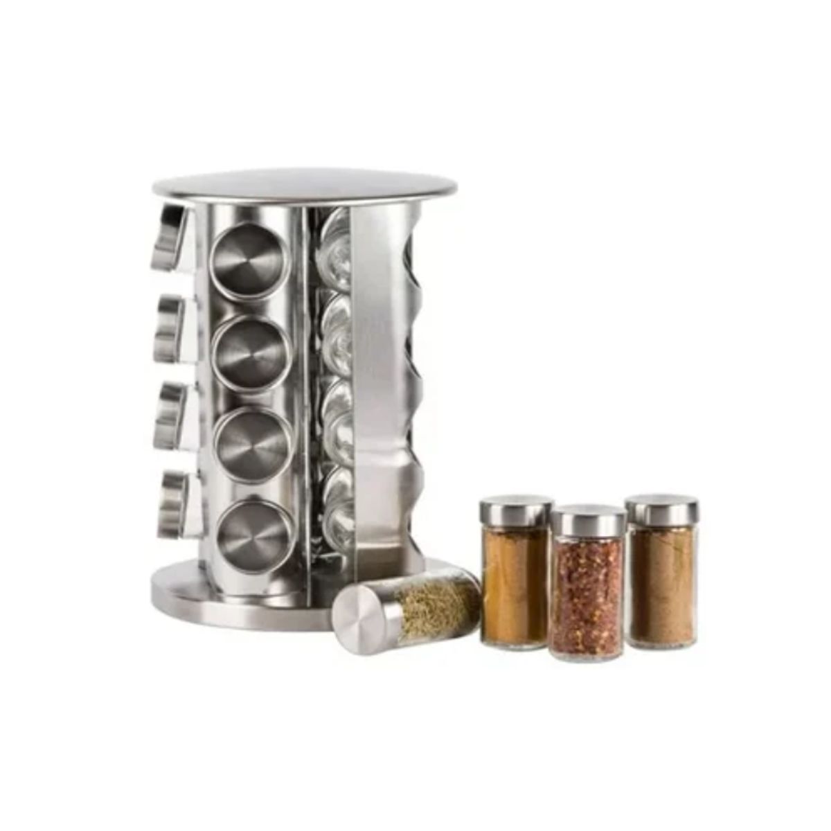 OFERTABKN - Set Condimentero Especiero Giratorio Cocina 16 Pcs