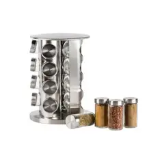OFERTABKN - Set Condimentero Especiero Giratorio Cocina 16 Pcs