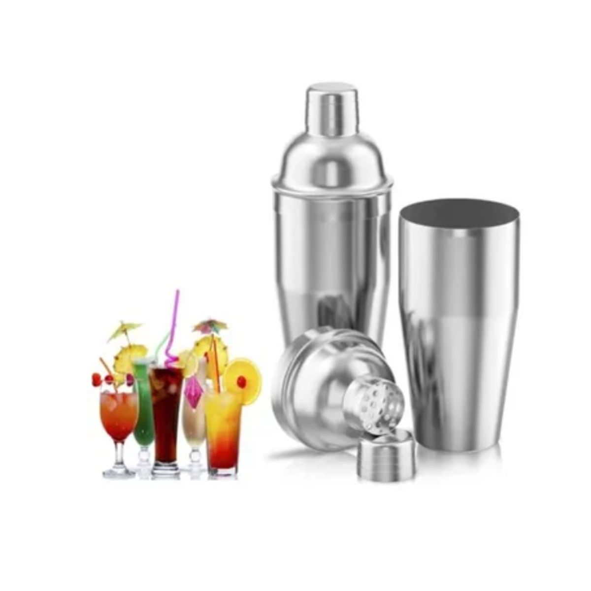 OFERTABKN - Coctelera Mezclador De Bebidas De Acero Inoxidable