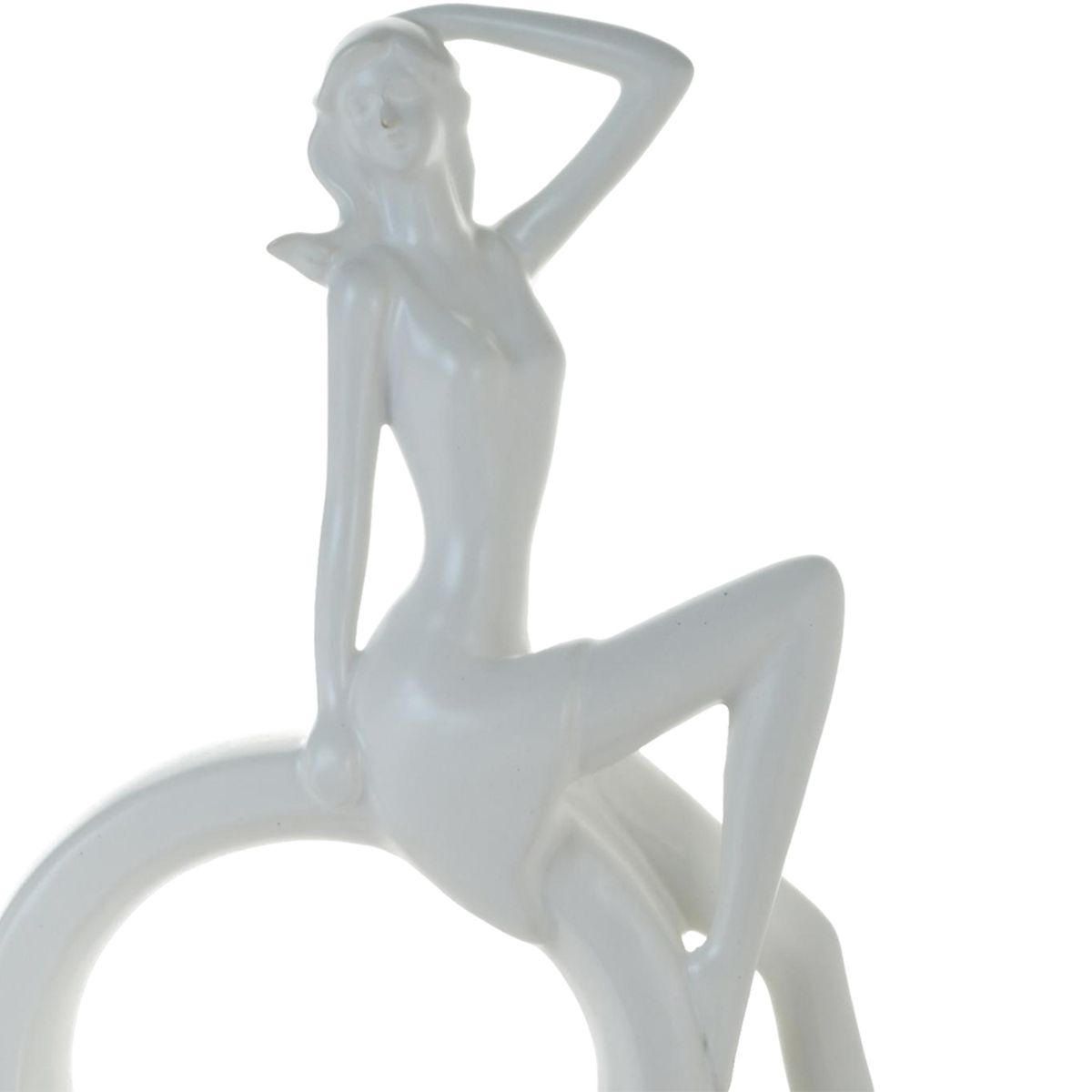 MALLORCA - Figura Decorativa Dama Venecia Blanca