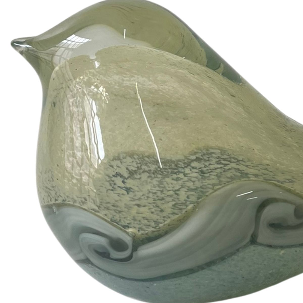 MALLORCA - Figura Decorativa Pajaro Jupiter Grande Gris