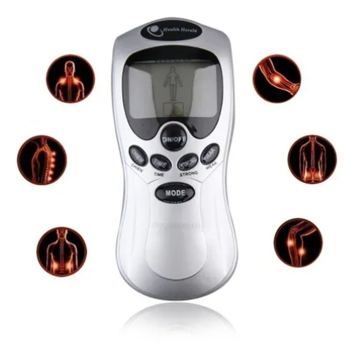 GENERICO - Masajeador Corporal Con 4 Parches Máquina De Terapia Digital