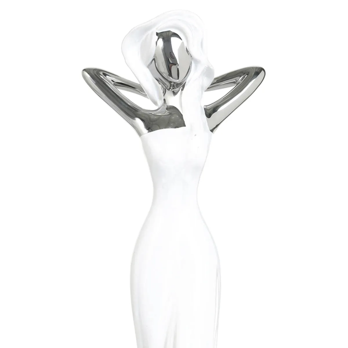 MALLORCA - Figura Decorativa Mujer Berna Morning Silver