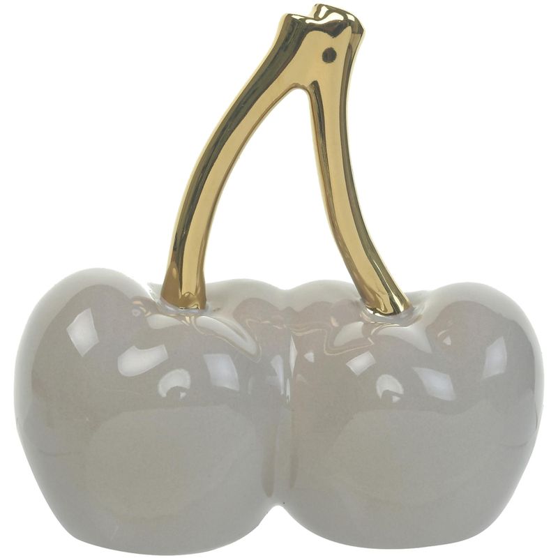 MALLORCA - Figura Decorativa Cereza Doble Clemont Ocre