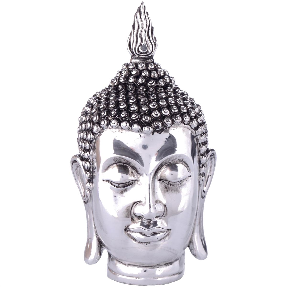MALLORCA - Figura Decorativa Buda Cabeza Jodhpur Silver