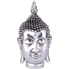 MALLORCA - Figura Decorativa Buda Cabeza Jodhpur Silver
