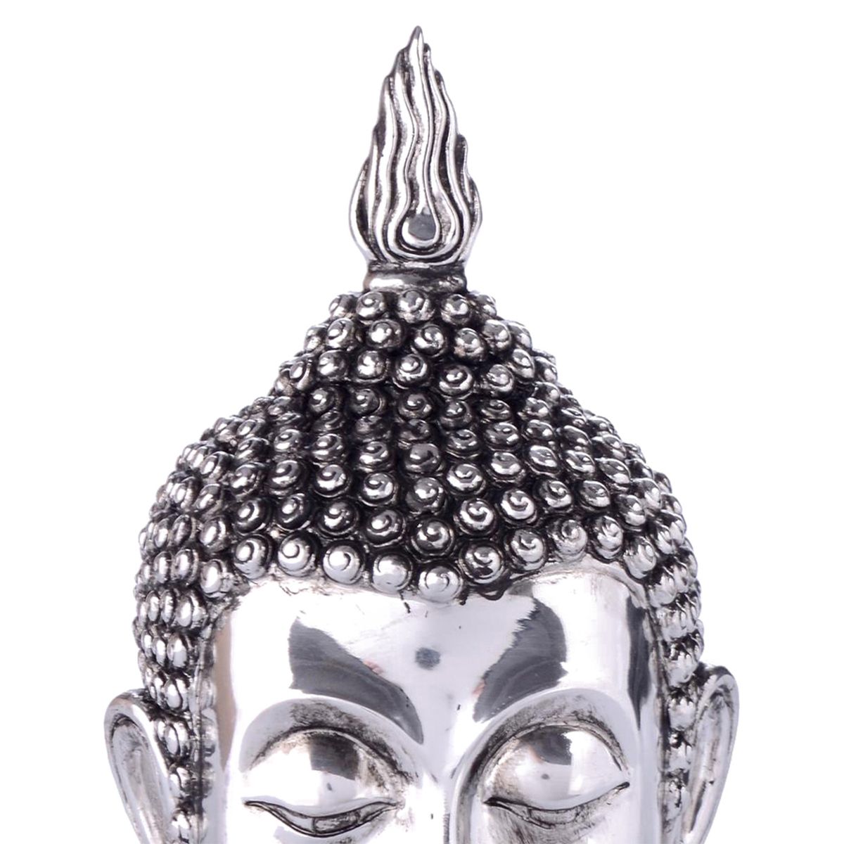 MALLORCA - Figura Decorativa Buda Cabeza Jodhpur Silver