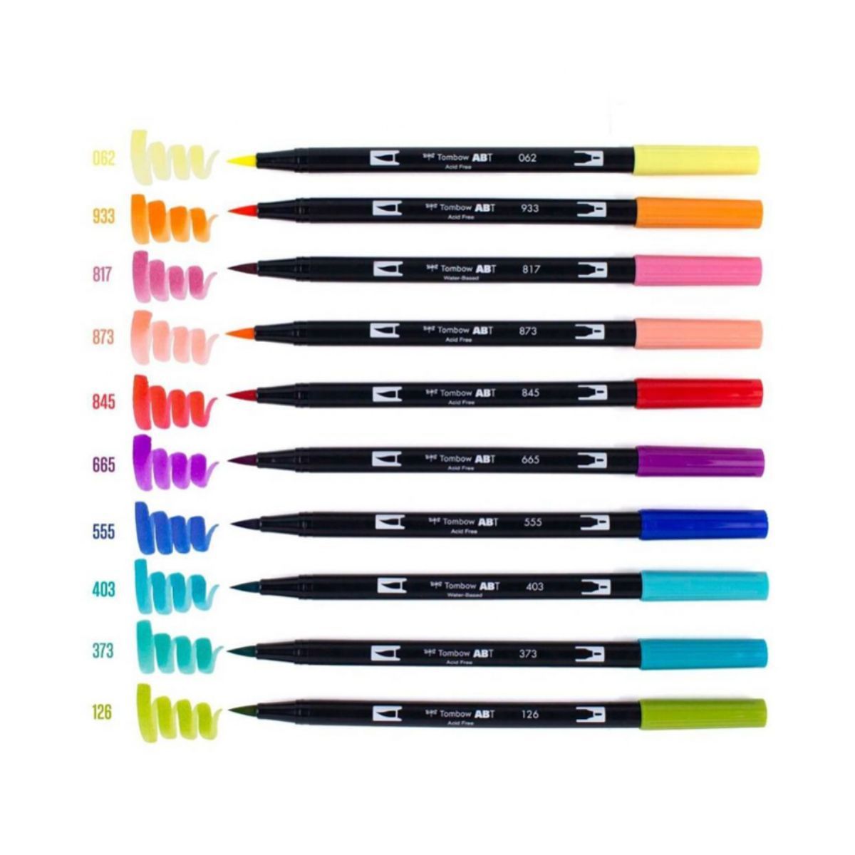 TOMBOW - Set Marcadores Tombow Dual Brush Retro 10 colores