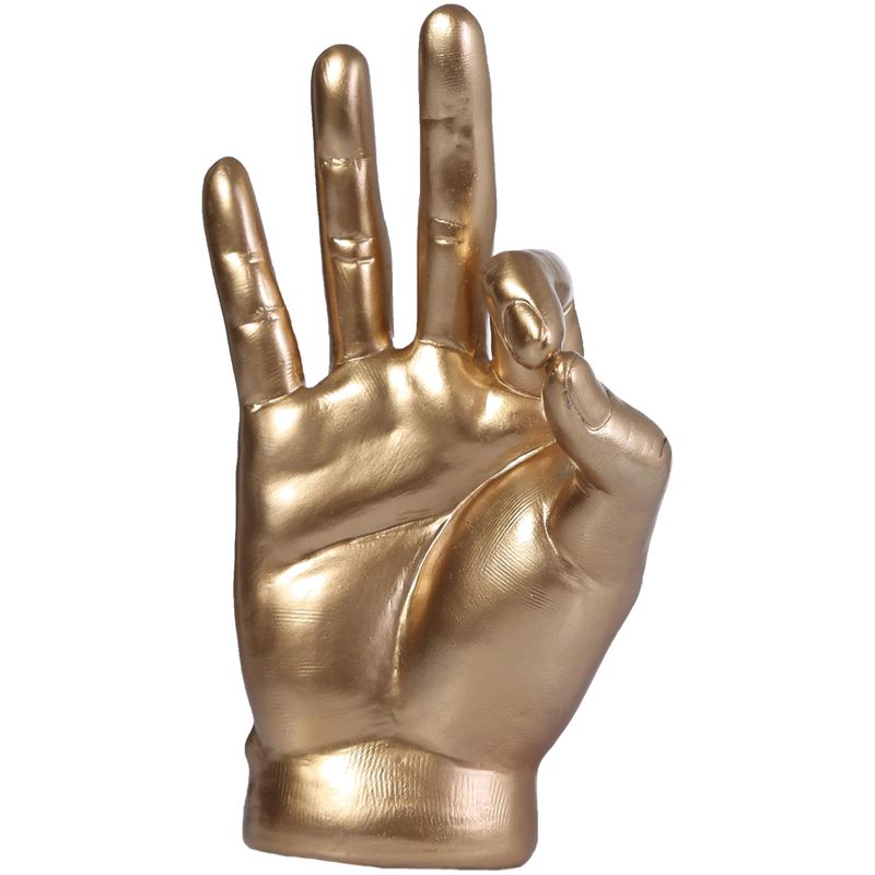 MALLORCA - Figura Decorativa Mano Todo Perfecto Gold