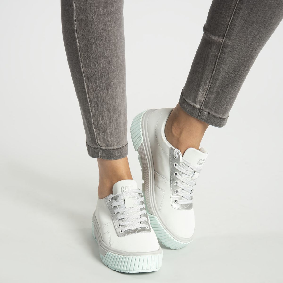 CAT - Zapatilla Mujer Amp Gris CAT