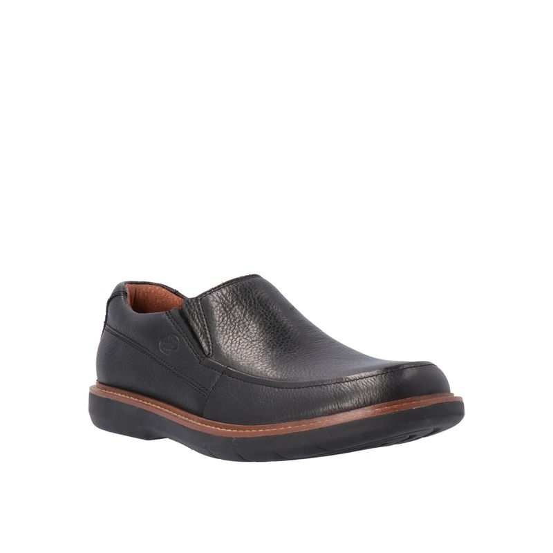 HUSH PUPPIES - Zapato casual Slip on cuero hombre oregon negro HUSH PUPPIES