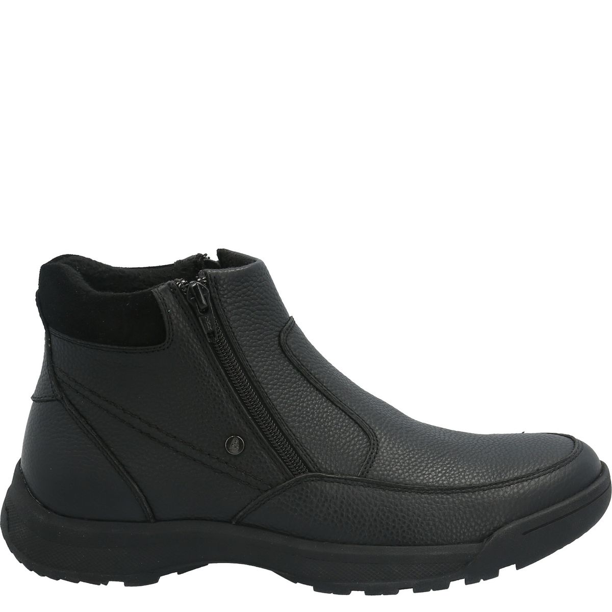 HUSH PUPPIES - Botin Cuero Hombre Chief Negro HUSH PUPPIES