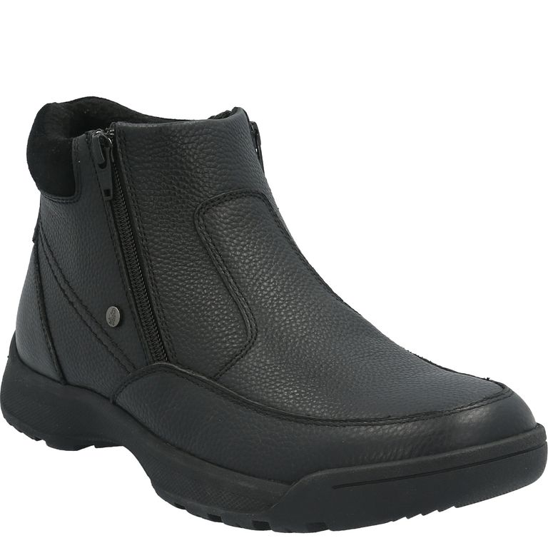 Botin Cuero Hombre Chief Negro