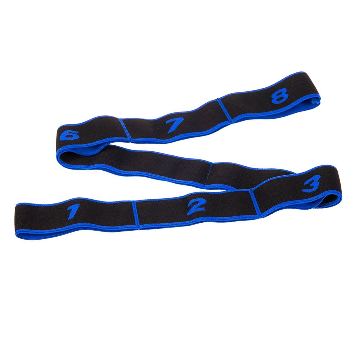 ORCUS - BANDA ELÁSTICA 8 DIVISIONES YOGA AZUL/NEGRO