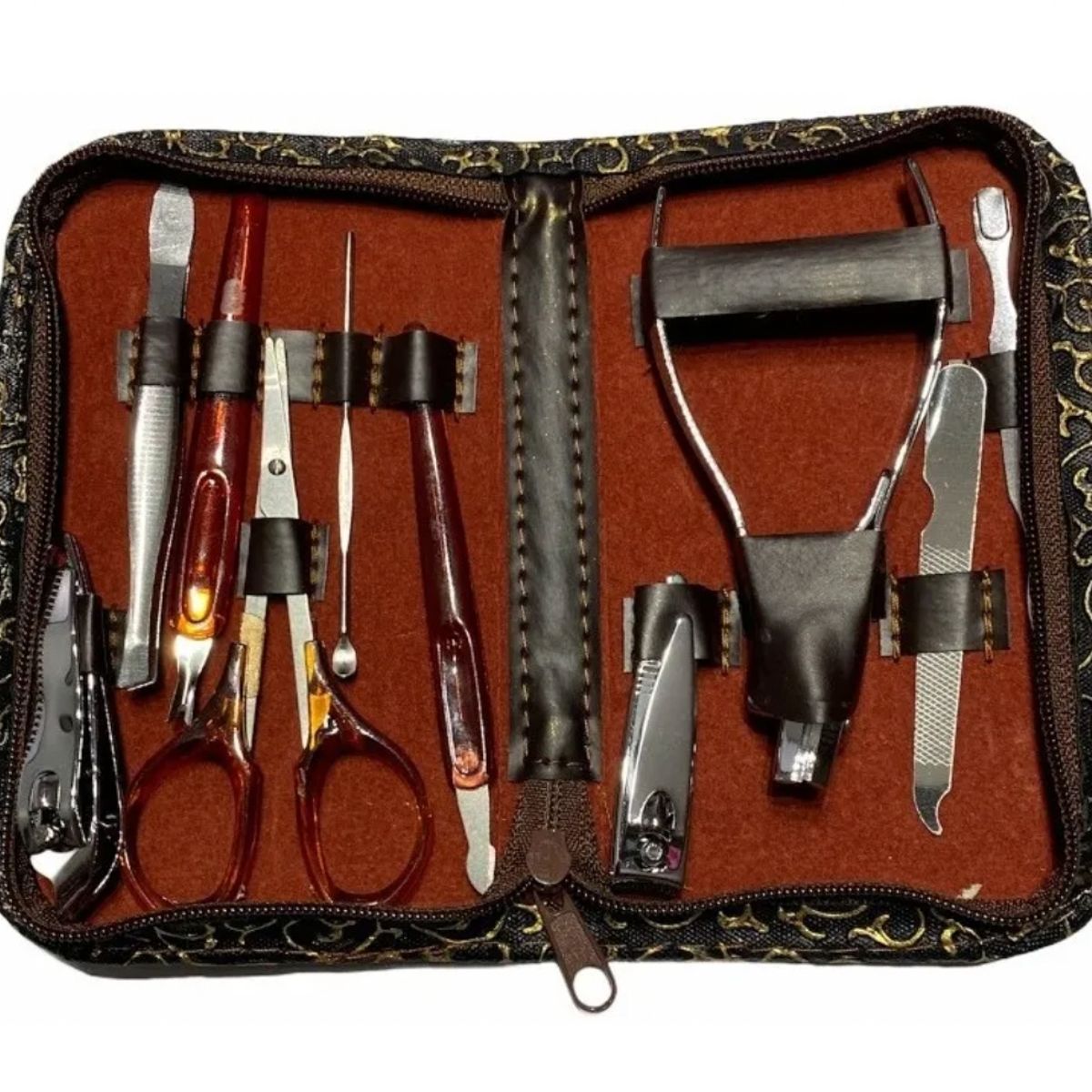 GENERICO - Set Corta Uñas Manicure 10 Piezas Herramientas