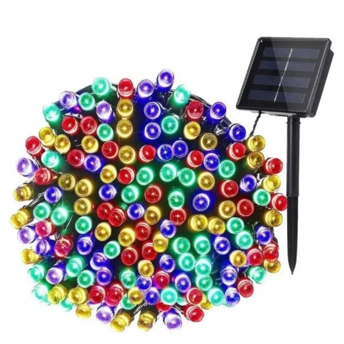 IRM - Luces Solares Navidad Guirnalda 10 Metros 100 Led