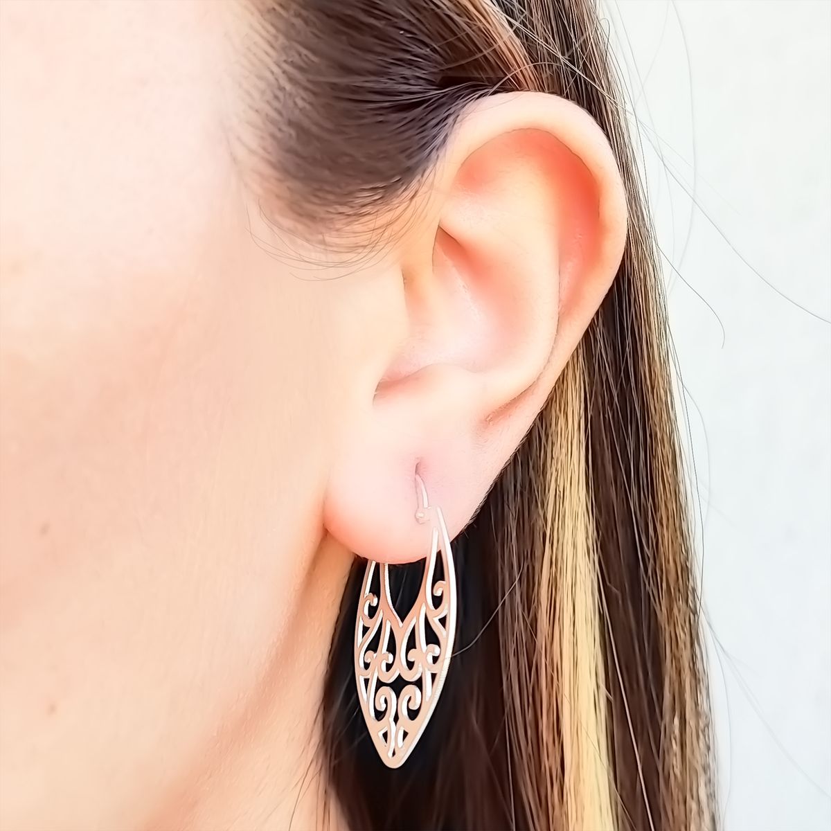 COGGIOLA - Aros Anya Calados Plata Fina 925