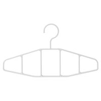 Colgador pañuelos, bufandas, corbatas, cinturones 8864 Blanc