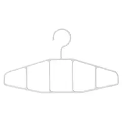 GENERICO - Colgador pañuelos, bufandas, corbatas, cinturones 8864 Blanc.