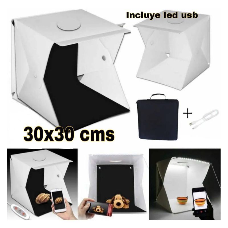 UNIVERSAL - CAJA DE LUZ PARA FOTOS 30X30 CMS