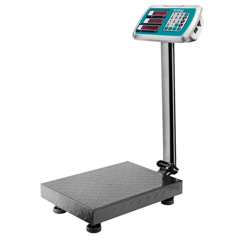 TOTAL TOOLS - Pesa Balanza Digital Con Brazo Hasta 100 Kilos