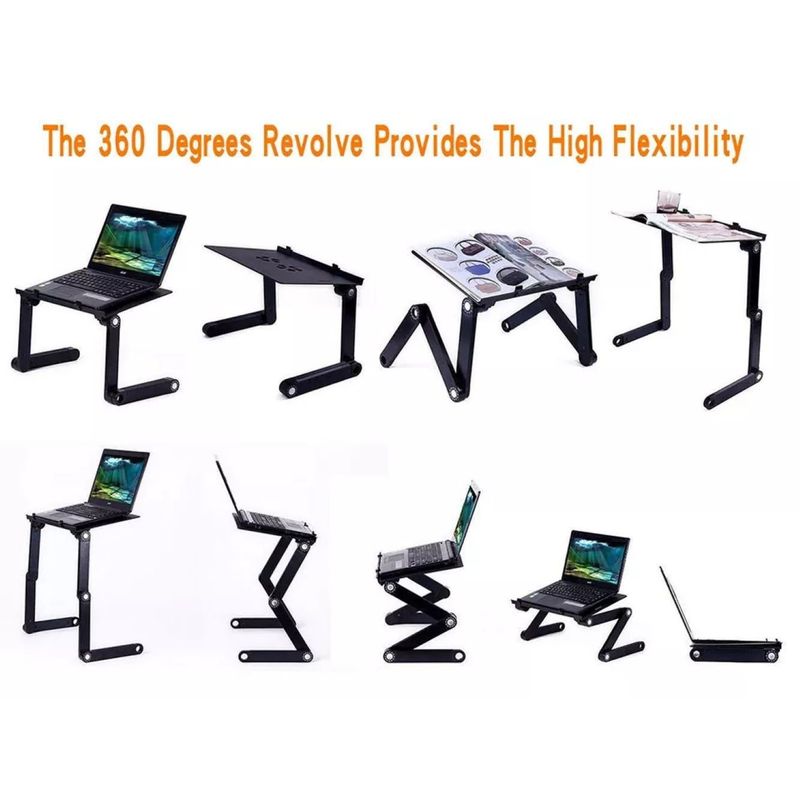 UNIVERSAL - Escritorio plegable pata pc notebook o estudios altura regulable.