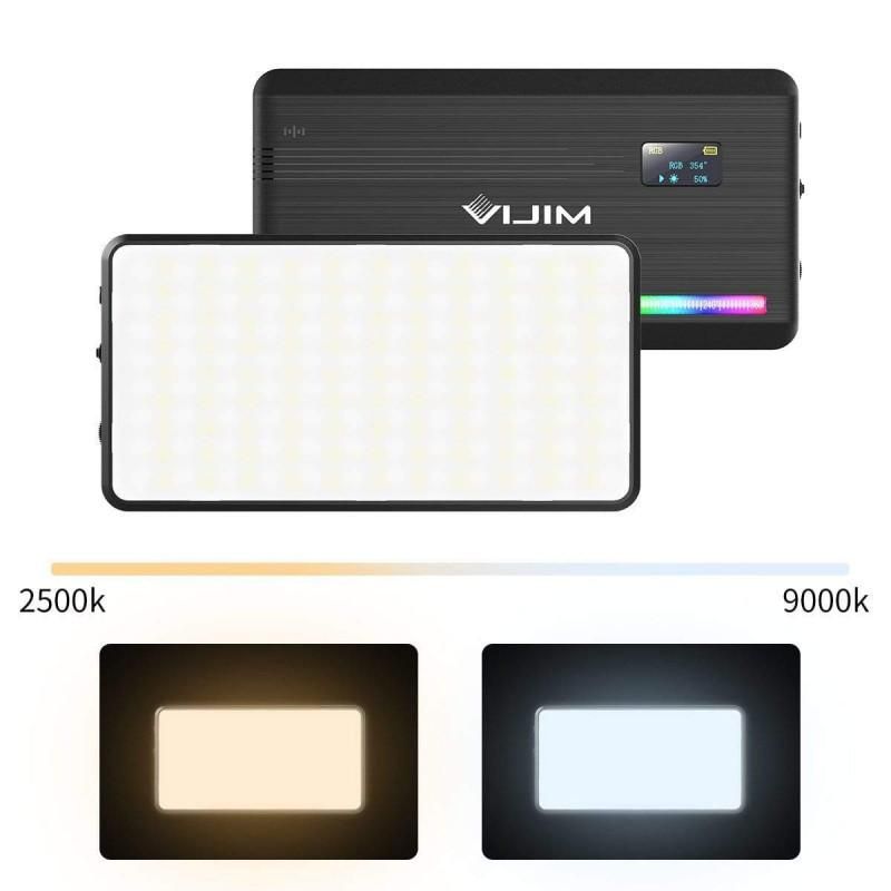 ULANZI - Vijim VL196 Luz Led Multicolor Con Difusor y Panal