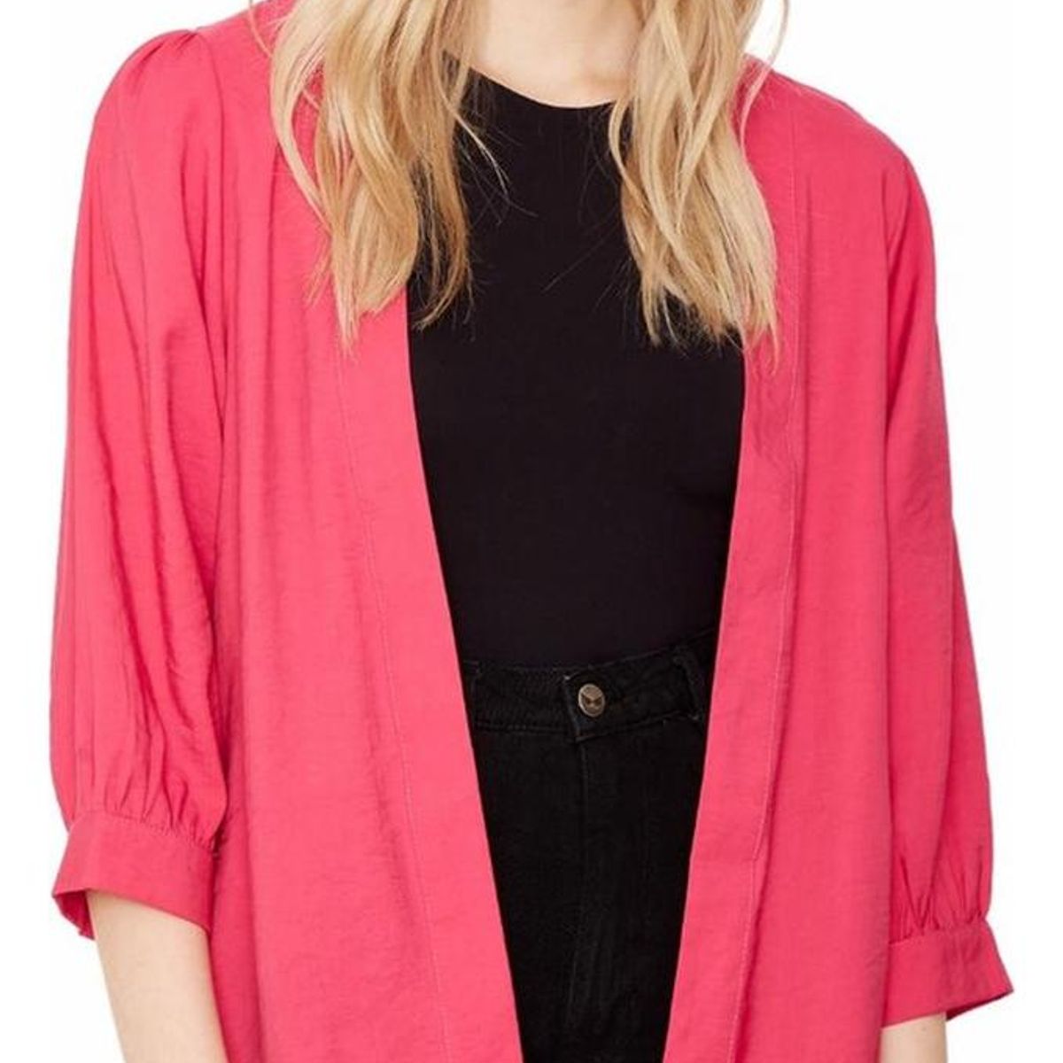 JACINTA TIENDA - Kimono Eva corto fucsia Jacinta Tienda