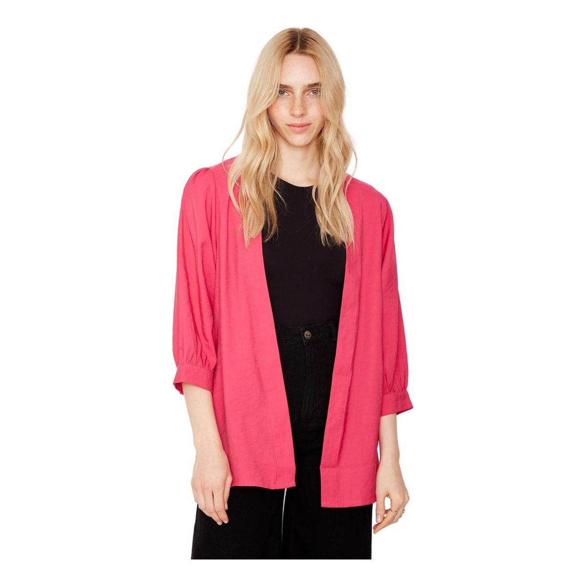 JACINTA TIENDA - Kimono Eva corto fucsia Jacinta Tienda