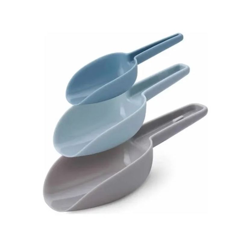 GENERICO - Set Cucharas Medidoras Repostería Palas Cocina 3 Tamaños