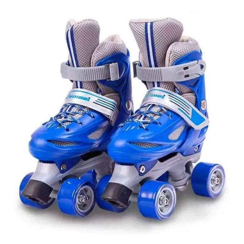 GENERICO - Patines Roller Ajustables Para Niña S AZUL