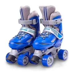 GENERICO - Patines Roller Ajustables Para Niña S AZUL