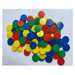LA PRINCESITA - Fichas De 100 Piezas De Color Sólido