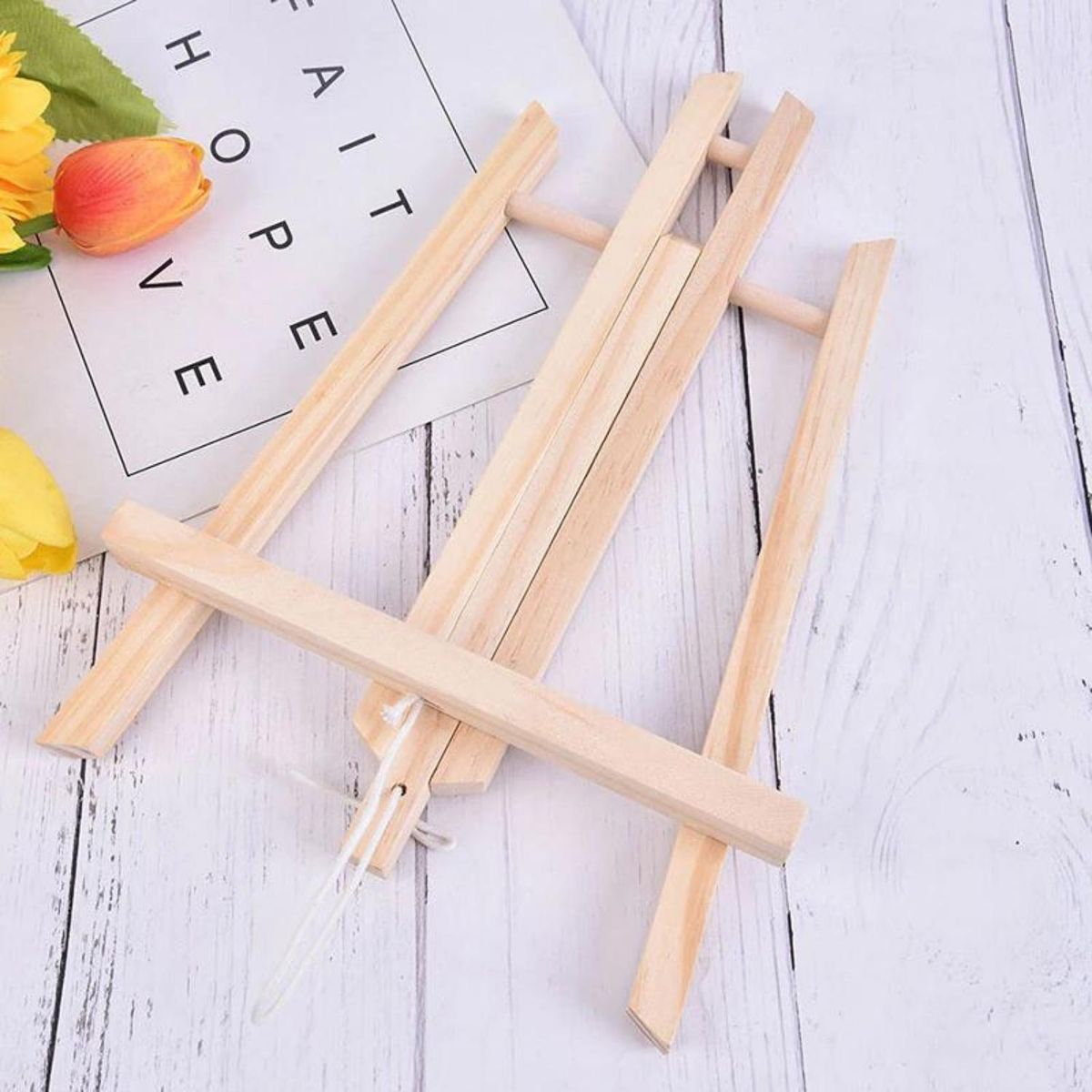 GENERICO - Atril plegable de Escritorio de Madera para Pintar 30 cm