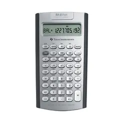 TEXAS - CALCULADORA TI BA II PLUS PROFESSIONAL Instruments