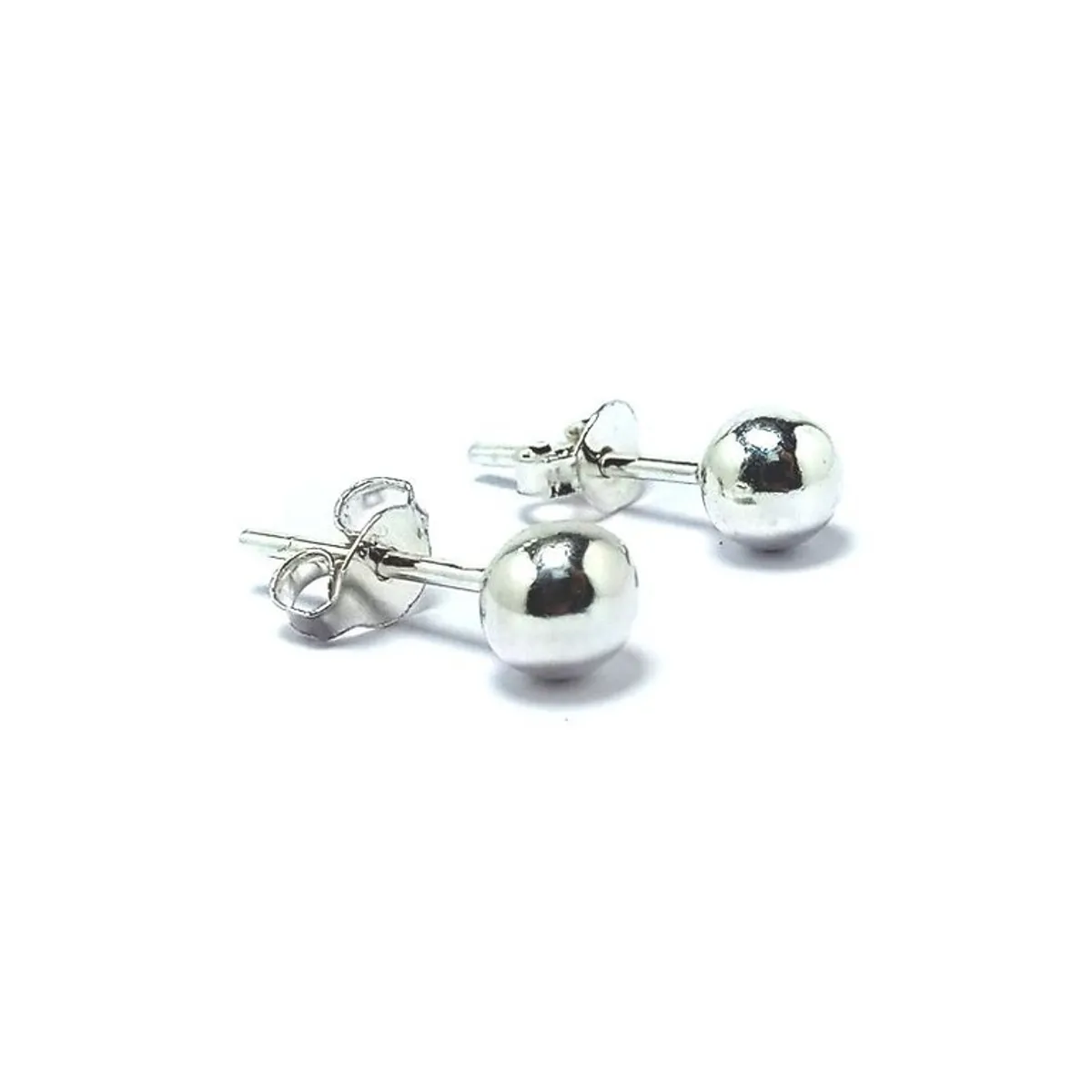 COGGIOLA - Aros Bola 5mm Plata Fina 925