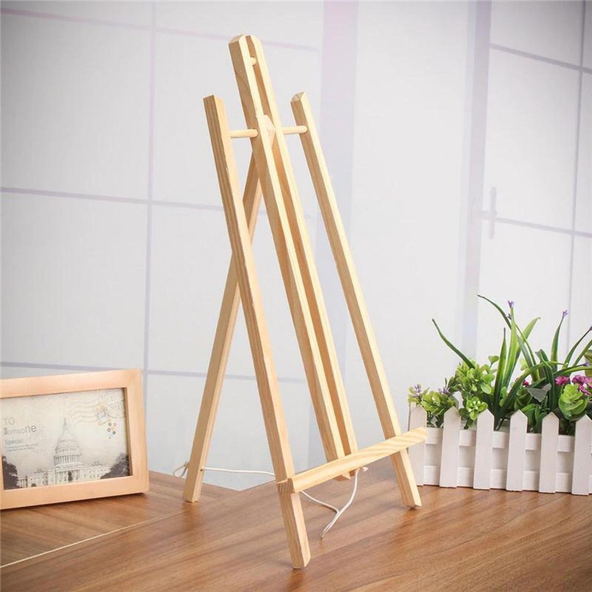GENERICO - Atril plegable de Escritorio de Madera para Pintar 50 cm