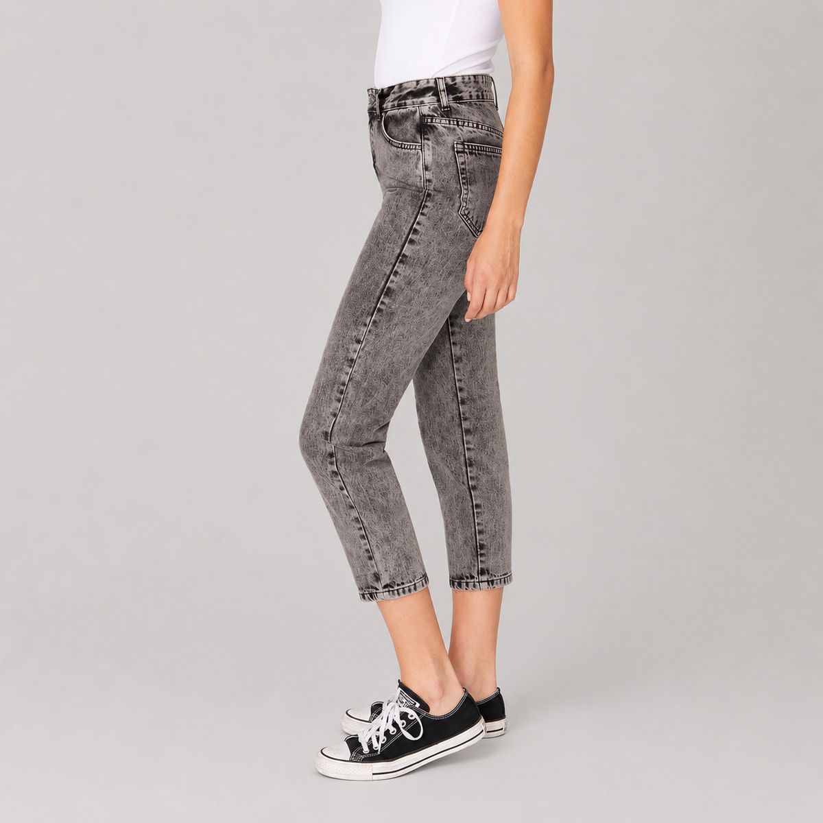 MOMCHIC - Jeans  Mom  Olivia Gris