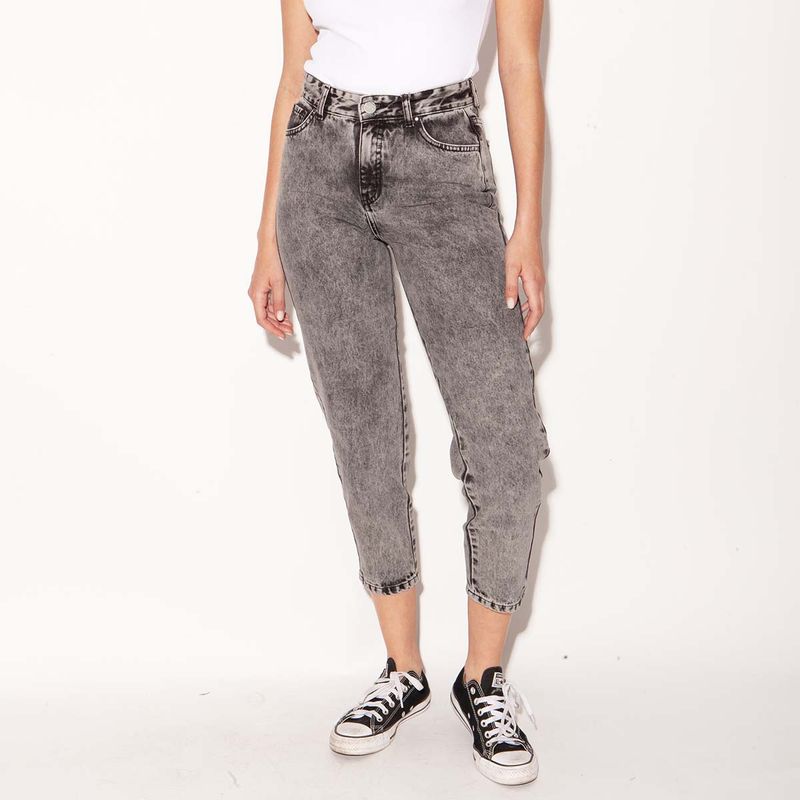 MOMCHIC - Jeans  Mom  Olivia Gris