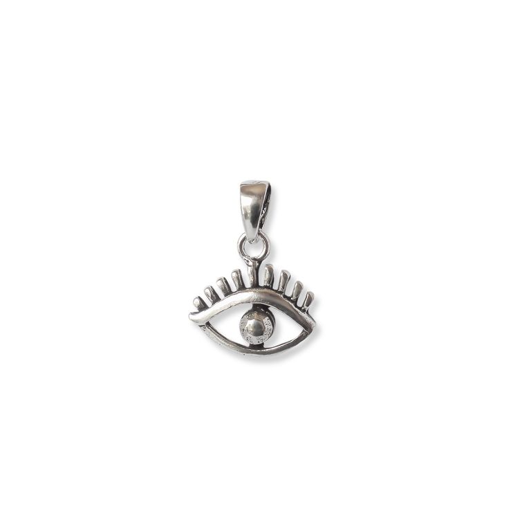 Colgante Ojo Plata Fina 925 Plateado TALLA UNICA