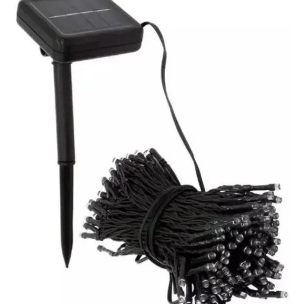 GENERICO - Luces Solares Guirnalda 10 Metros 100 Led blanco frio