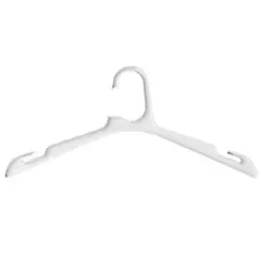 GENERICO - Set 5 Colgador de Ropa 8861 Blanco