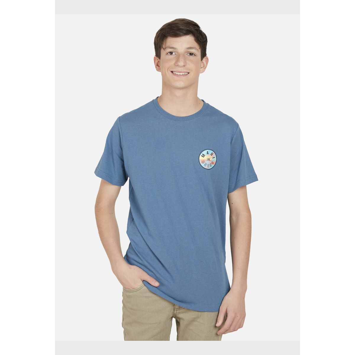 MAUI AND SONS - Polera SUNSET JUNGLE Juvenil Azul Maui and Sons