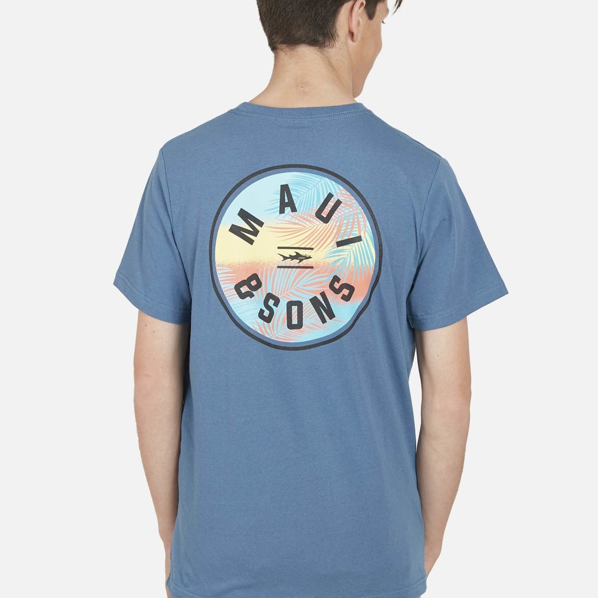 MAUI AND SONS - Polera SUNSET JUNGLE Juvenil Azul Maui and Sons