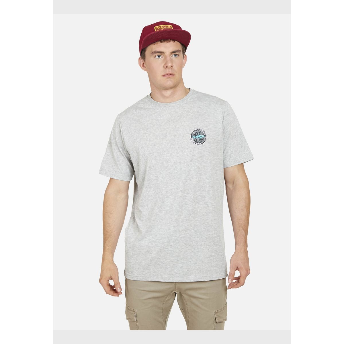 MAUI AND SONS - Polera VINTAGE SHARK Hombre Gris Maui and Sons