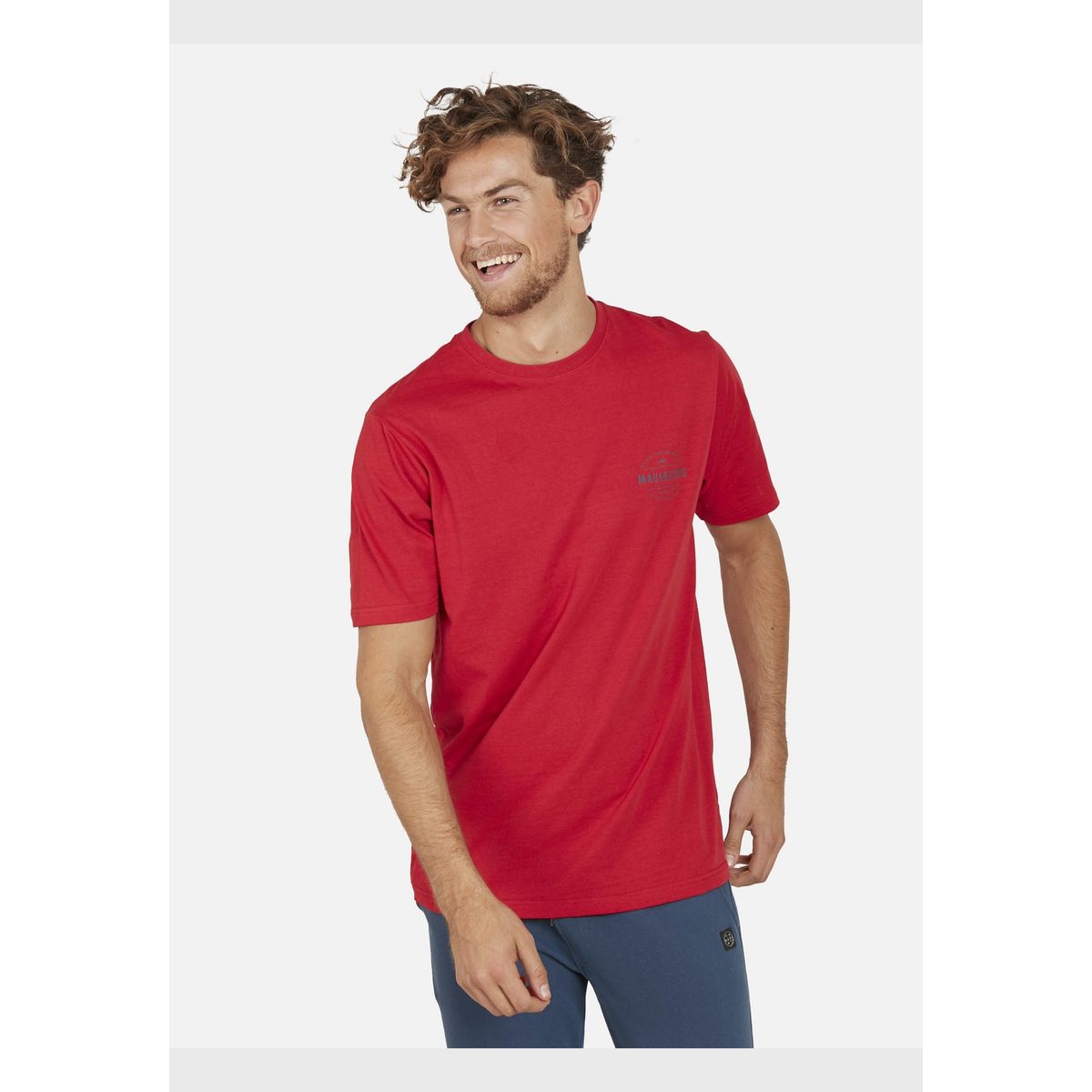 MAUI AND SONS - Polera CLASSIC STAMP Hombre Rojo Maui and Sons