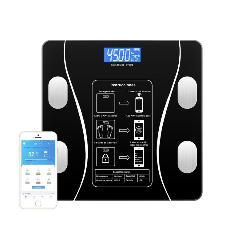 OEM - Balanza Digital Inteligente Bluetooth Baño App Smart