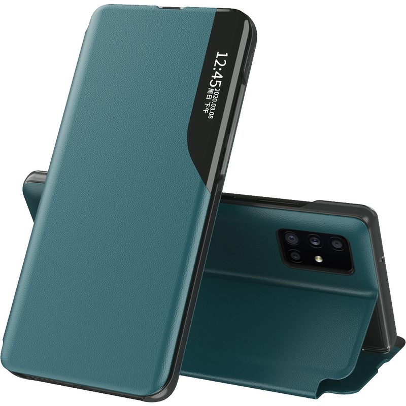 GKK - Para iPhone 12 Pro Max - Funda Carcasa Estuche Flip Accesorios / Verde