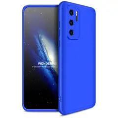 GKK - Para: Huawei P40 - Carcasa Resistente Funda Estuche / Azul