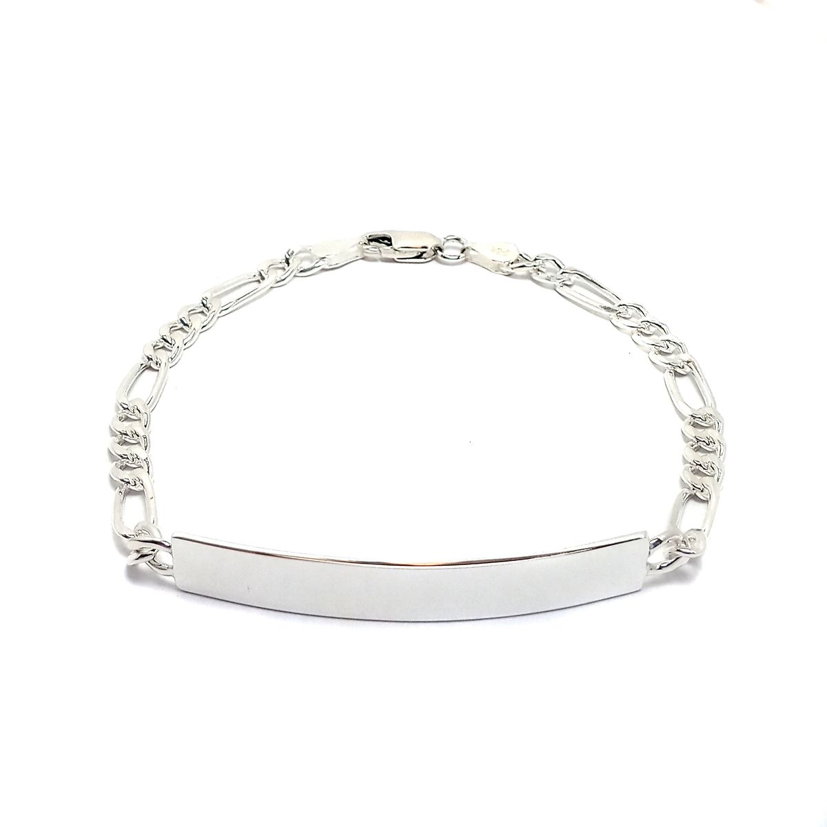 ANDREA COGGIOLA JOYAS - Pulsera Piocha Eslabón Grande Plata Fina 925